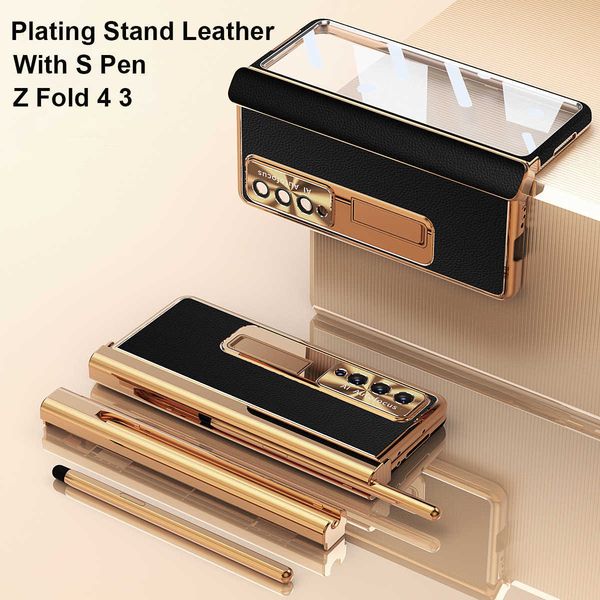 cell phone cases with s pen plating leather case for samsung galaxy z fold 4 3 5g magnetic kickstand carbon fibe screen protector cover w221
cell phone cases with s pen plating leather case for samsung galaxy z fold 4 3 5g magnetic kickstand carbon fibe screen protector cover w221