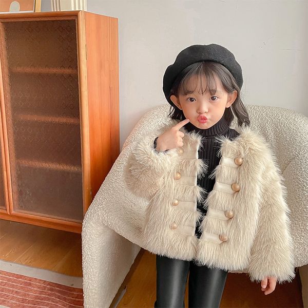 winter girls faux fur coat girls round collar double breasted long sleeve outwear lady style kids plush princess clothes q9191, Blue;gray
winter girls faux fur coat girls round collar double breasted long sleeve outwear lady style kids plush princess clothes q9191, Blue;gray