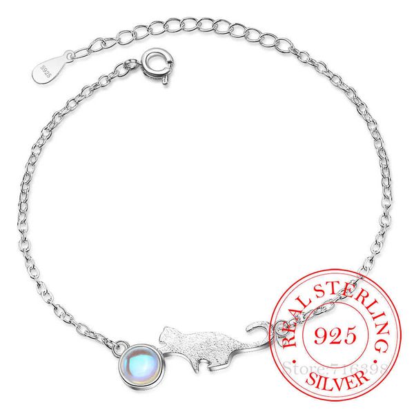 beaded strands 925 sterling silver moon stone cat charm bracelet bangle for women girl wedding christmas l221012, Black
beaded strands 925 sterling silver moon stone cat charm bracelet bangle for women girl wedding christmas l221012, Black