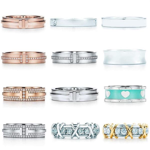 cluster rings tfv tif original 925 sterling silver simple elegant classic ring series flat diy jewelry for women whol246a, Golden;silver
cluster rings tfv tif original 925 sterling silver simple elegant classic ring series flat diy jewelry for women whol246a, Golden;silver