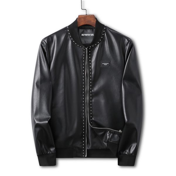 dsq phantom turtle winter & autumn men's leather coat jacket slim faux leather motorcycle pu faur rivet jackets hip hop streetwear warm, Black
dsq phantom turtle winter & autumn men's leather coat jacket slim faux leather motorcycle pu faur rivet jackets hip hop streetwear warm, Black