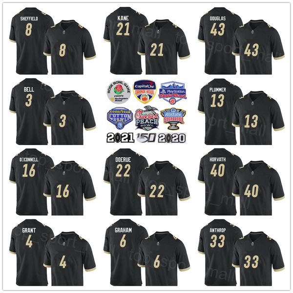 ncaa college purdue football 12 austin burton jersey 15 charlie jones 8 tj sheffield 21 sanoussi kane 43 kieren douglas university all stitc, Black
ncaa college purdue football 12 austin burton jersey 15 charlie jones 8 tj sheffield 21 sanoussi kane 43 kieren douglas university all stitc, Black