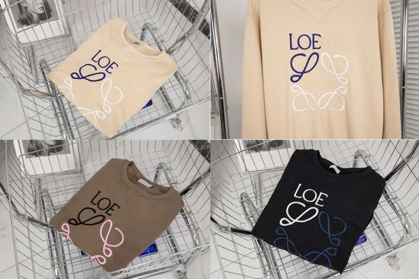 men's hoodies sweatshirts designer hoody loewss luxury sense autumn new two color embroidery terry chest round neck long, Black
men's hoodies sweatshirts designer hoody loewss luxury sense autumn new two color embroidery terry chest round neck long, Black