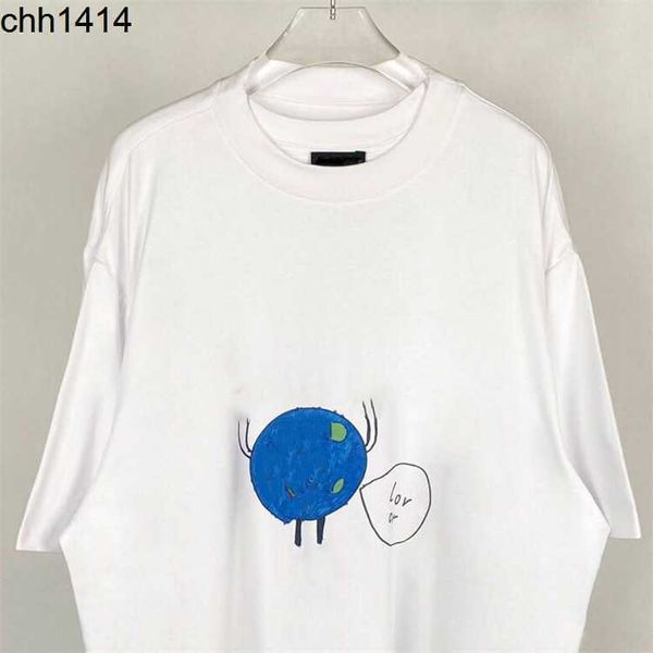 gao ding fashion balencaigass the earth theme print double sleeve couple t-shirt men's and women's short sleeve ins, White;black
gao ding fashion balencaigass the earth theme print double sleeve couple t-shirt men's and women's short sleeve ins, White;black