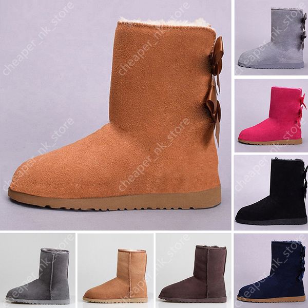 australia snow designer boots women winter classic short ankle knee bow girl bailey boot womens size us 5-10, Black
australia snow designer boots women winter classic short ankle knee bow girl bailey boot womens size us 5-10, Black