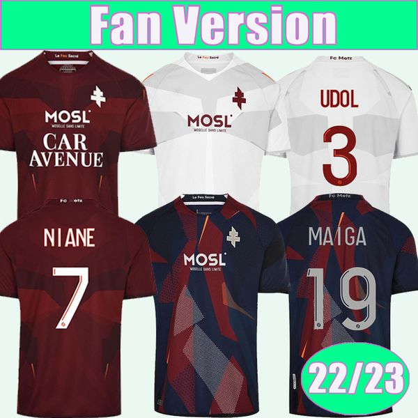 22 23 metz niane udol mens soccer jerseys centonze gueye maziz mikautadze maiga home away white 3rd football shirts, Black;yellow
22 23 metz niane udol mens soccer jerseys centonze gueye maziz mikautadze maiga home away white 3rd football shirts, Black;yellow