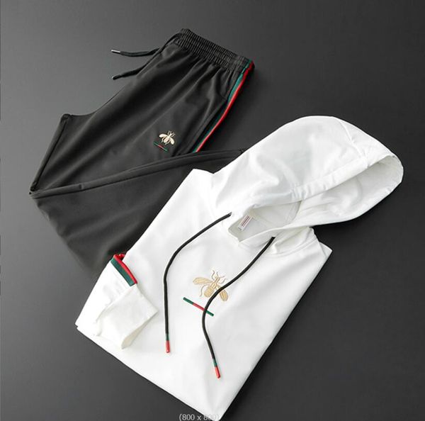 men's tracksuits 2022 autumn new bee embroidered o-neck long sleeved casual tracksuit men track designer brand suit two piece sets stre, Gray
men's tracksuits 2022 autumn new bee embroidered o-neck long sleeved casual tracksuit men track designer brand suit two piece sets stre, Gray