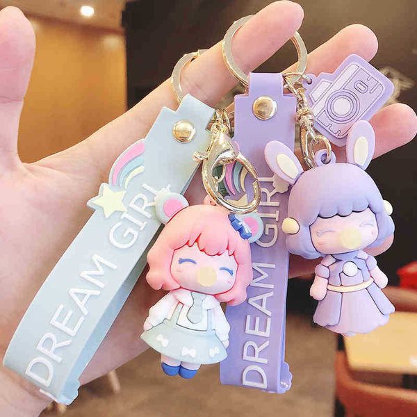 keychains cartoon cute bubble blowing little girl doll key chain friend bag pendant small gift, Silver
keychains cartoon cute bubble blowing little girl doll key chain friend bag pendant small gift, Silver