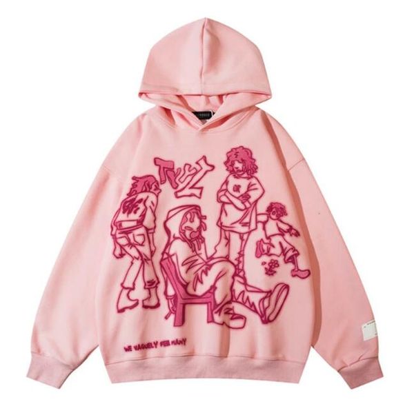 men hoodie cartoon graphic printed hooded sweatshirt autumn hip hop couple hoodies, Black;brown
men hoodie cartoon graphic printed hooded sweatshirt autumn hip hop couple hoodies, Black;brown