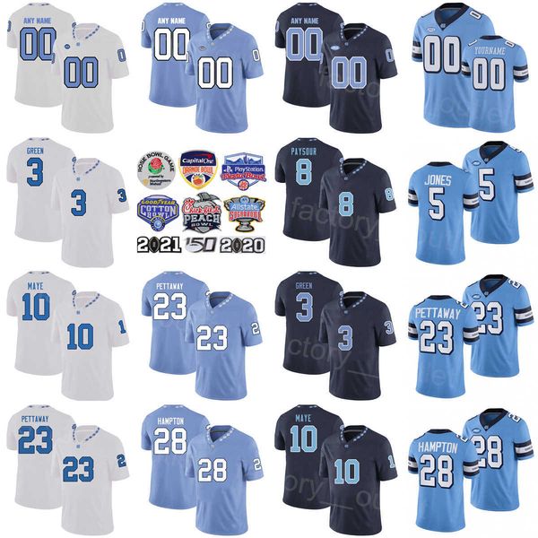 ncaa north carolina tar heels college football 8 paysour jersey 5 jj jones 3 antoine green 10 drake maye 28 omarion hampton 23 george pettaw, Black
ncaa north carolina tar heels college football 8 paysour jersey 5 jj jones 3 antoine green 10 drake maye 28 omarion hampton 23 george pettaw, Black