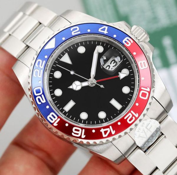 roles gmt watch luxury men's watches 40mm automatic mechanical ceramic coke bezel stainless steel strap with folded buckle calendar, Silver
roles gmt watch luxury men's watches 40mm automatic mechanical ceramic coke bezel stainless steel strap with folded buckle calendar, Silver