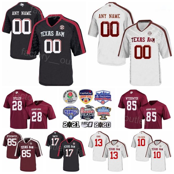 ncaa a&m texas aggies football college 28 isaiah spiller jersey 6 devon achane 0 ainias smith 85 jalen wydermyer 10 zach calzada haynes king, Black
ncaa a&m texas aggies football college 28 isaiah spiller jersey 6 devon achane 0 ainias smith 85 jalen wydermyer 10 zach calzada haynes king, Black