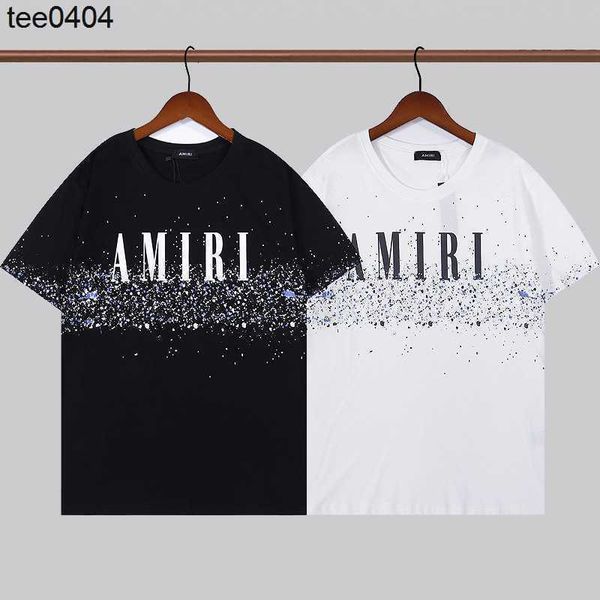 new high street fashion summer amirs starry sky splash print short sleeve men's and women's round neck hip hop loose t-shirt, White;black
new high street fashion summer amirs starry sky splash print short sleeve men's and women's round neck hip hop loose t-shirt, White;black