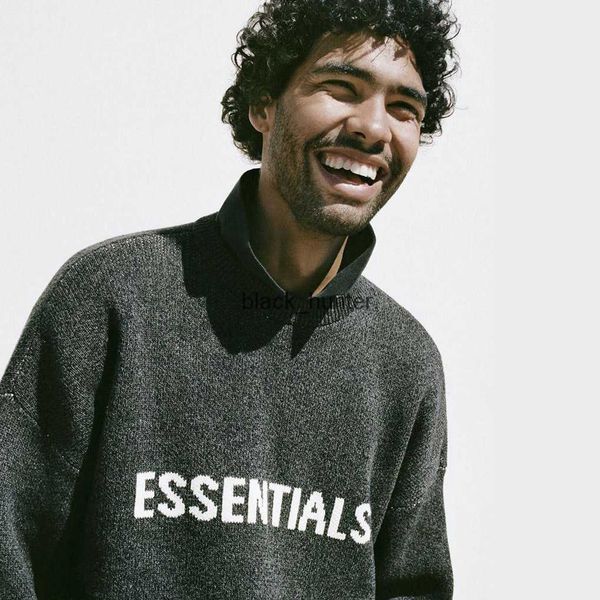 men's sweaters essential designer sweater chest letter double thread loose men's sweatershirt, White;black
men's sweaters essential designer sweater chest letter double thread loose men's sweatershirt, White;black