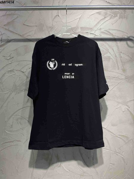 fashion baencaigas world food program series men's and women's short sleeve t-shirt casual loose couple t, White;black
fashion baencaigas world food program series men's and women's short sleeve t-shirt casual loose couple t, White;black