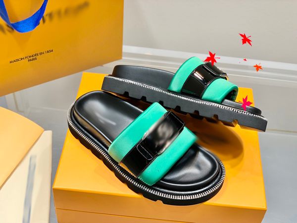 2023 fashion women sandals genuine leather slippers summer flat stylist slides ladies beach sandal party wedding slipper with box -k078, Black
2023 fashion women sandals genuine leather slippers summer flat stylist slides ladies beach sandal party wedding slipper with box -k078, Black