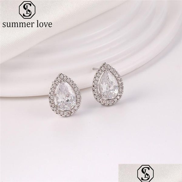 stud fashion teardrop zircon stud earrings for women lady new design 925 sterling sier earring jewelry gifts-z drop deli dhrlt, Golden;silver
stud fashion teardrop zircon stud earrings for women lady new design 925 sterling sier earring jewelry gifts-z drop deli dhrlt, Golden;silver