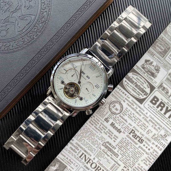 super torque flywheel baida full function mechanical steel band watch men's modern fashion business style is complete, Slivery;brown
super torque flywheel baida full function mechanical steel band watch men's modern fashion business style is complete, Slivery;brown