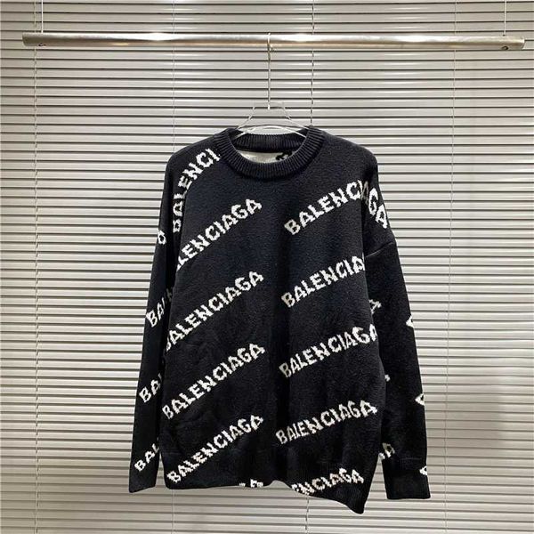 autumn balencigass women cardigan new sweater high version fashion brand paris jacquard letter round neck pullover men's women's l, White;black
autumn balencigass women cardigan new sweater high version fashion brand paris jacquard letter round neck pullover men's women's l, White;black