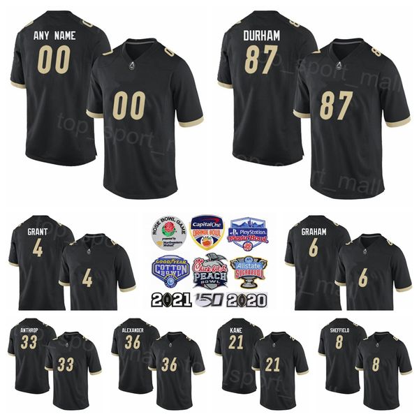 ncaa college purdue football university 33 jackson anthrop jersey 36 jaylan alexander 10 cam allen 4 marvin grant 6 jalen graham 87 payne du, Black
ncaa college purdue football university 33 jackson anthrop jersey 36 jaylan alexander 10 cam allen 4 marvin grant 6 jalen graham 87 payne du, Black