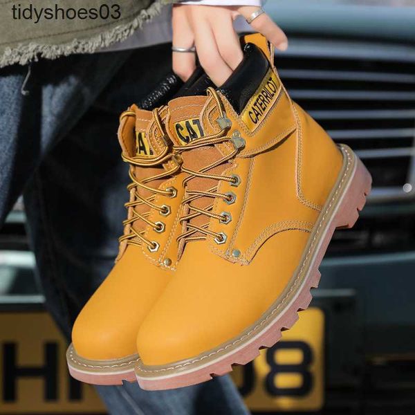 designer autumn and winter rhubarb boots can't break men's shoes cat tooling martin boots goodyear outdoor high snow boots, Black
designer autumn and winter rhubarb boots can't break men's shoes cat tooling martin boots goodyear outdoor high snow boots, Black