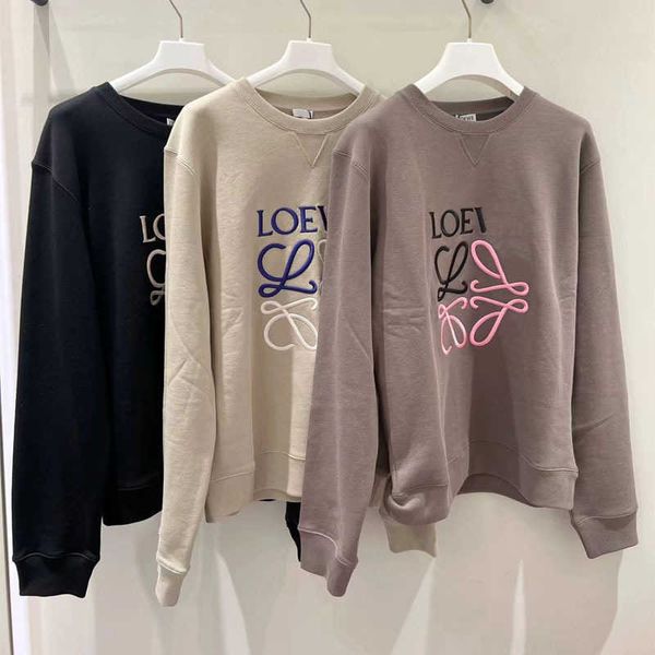 men's hoodies sweatshirts designer hoody loewss luxury sense family lovers letter embroidery round neck pullover sweater coat with long, Black
men's hoodies sweatshirts designer hoody loewss luxury sense family lovers letter embroidery round neck pullover sweater coat with long, Black