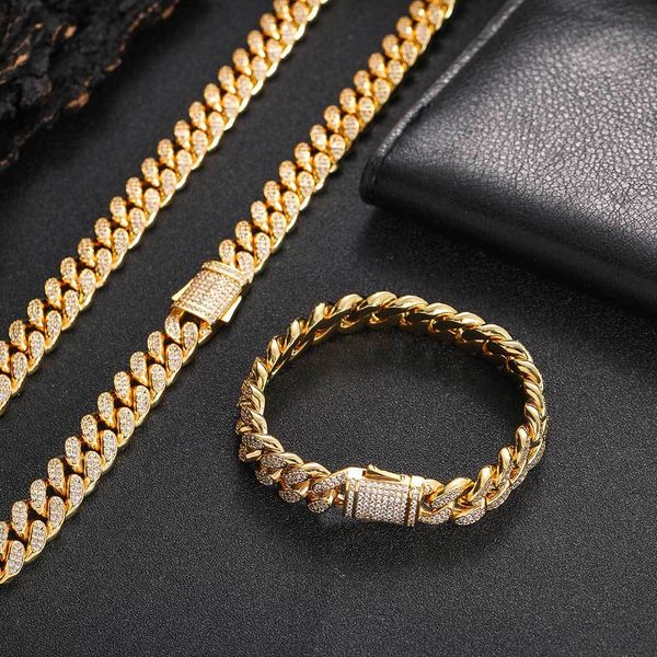 white yellow gold plated bling full cz diamond 12mm 16inch -24inch cuban chain necklace bracelet punk hiphop jewelry for men, Silver
white yellow gold plated bling full cz diamond 12mm 16inch -24inch cuban chain necklace bracelet punk hiphop jewelry for men, Silver