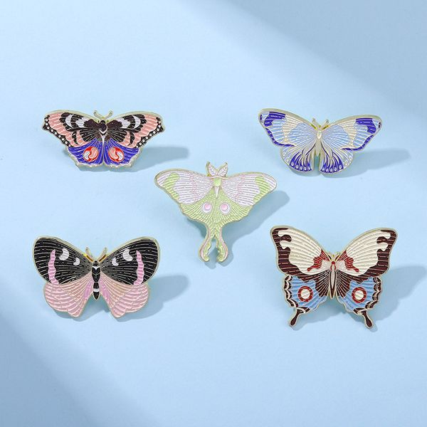 actias seleme enamel pins custom moth butterfly with magic pattern brooches lapel badges insect jewelry gift for kids friends, Blue
actias seleme enamel pins custom moth butterfly with magic pattern brooches lapel badges insect jewelry gift for kids friends, Blue