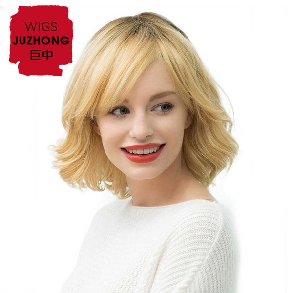 headwear hair accessories jzw synthetic blonde bob with dark roots women's wig mixed 50% real human hair natural looking and long lasti
headwear hair accessories jzw synthetic blonde bob with dark roots women's wig mixed 50% real human hair natural looking and long lasti