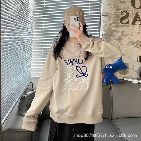 men's hoodies sweatshirts designer hoody loewss luxury sense lovers letter embroidery cotton fleece round neck sweatshirt pullover coat, Black
men's hoodies sweatshirts designer hoody loewss luxury sense lovers letter embroidery cotton fleece round neck sweatshirt pullover coat, Black