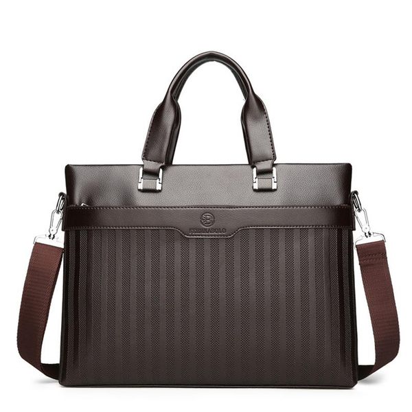 men's new pu stripe business wind soft wear-resistant leather shoulder bag black & brown 258s
men's new pu stripe business wind soft wear-resistant leather shoulder bag black & brown 258s