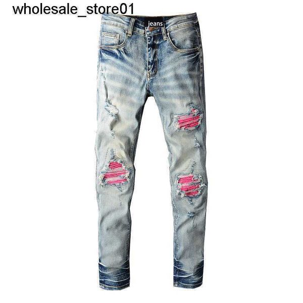 new men's jeans designer hole patch amirs jeans fold collage slim fit hole streetwear jeans, Blue
new men's jeans designer hole patch amirs jeans fold collage slim fit hole streetwear jeans, Blue