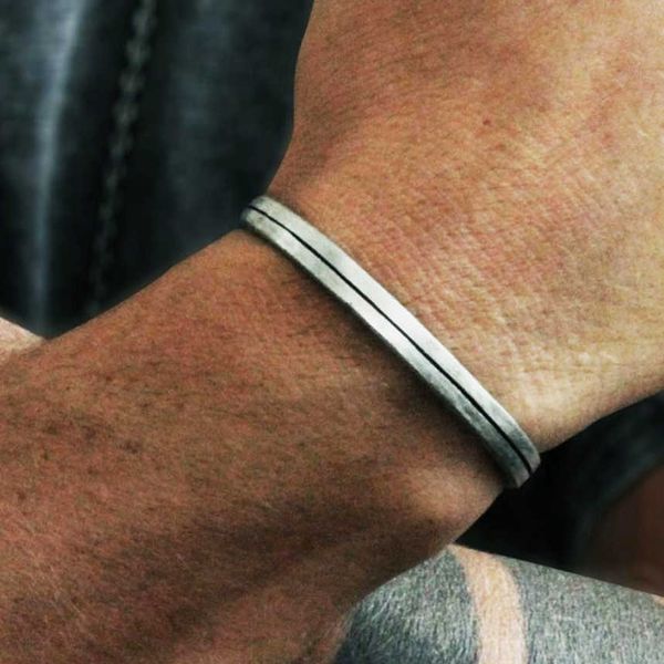 beaded strands vintage rustic mens bracelet antiqued stainless steel cuff minimalistic hammered bangle jewelry father's day gifts for m, Black
beaded strands vintage rustic mens bracelet antiqued stainless steel cuff minimalistic hammered bangle jewelry father's day gifts for m, Black