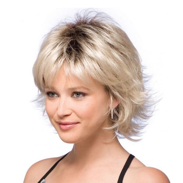 wigs blonde wigs cross-border chemical fiber hair fashion bouffant short hair cover, Black
wigs blonde wigs cross-border chemical fiber hair fashion bouffant short hair cover, Black