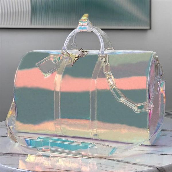 classic men laser flash pvc duffel bags handbags 50cm transparent duffle bag brilliant colour luggage wimen travel crossbody shoul304j
classic men laser flash pvc duffel bags handbags 50cm transparent duffle bag brilliant colour luggage wimen travel crossbody shoul304j