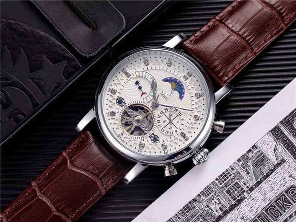 pakters super torque flywheel luxury brand men's multifunctional automatic watch mechanical wristwatch couple waterproof timepiece, Slivery;brown
pakters super torque flywheel luxury brand men's multifunctional automatic watch mechanical wristwatch couple waterproof timepiece, Slivery;brown