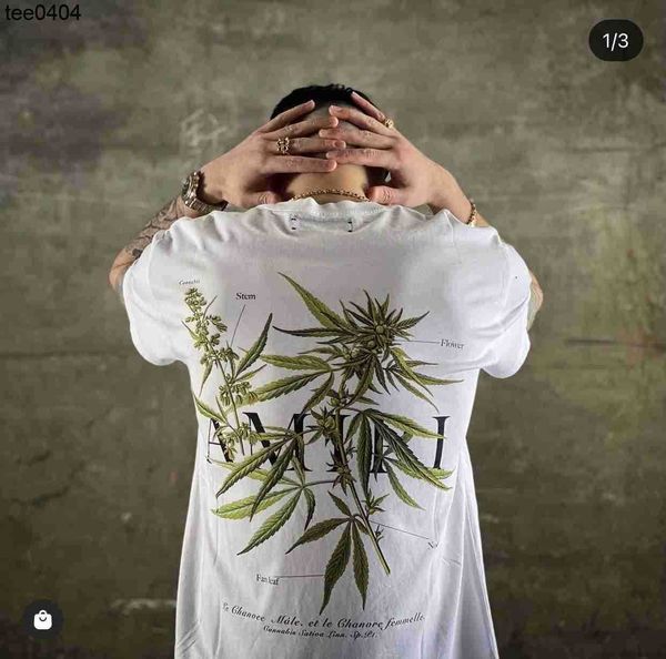 high version 2022 summer new amirs plant leaf flower print men's and women's loose short sleeve t-shirt, White;black
high version 2022 summer new amirs plant leaf flower print men's and women's loose short sleeve t-shirt, White;black