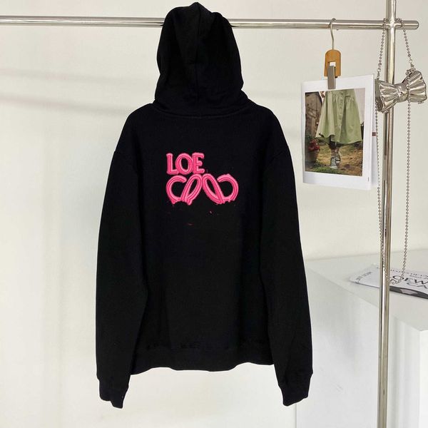 men's hoodies sweatshirts designer hoody loewss luxury sense correct version early autumn new fluorescent powder black couple loose cas
men's hoodies sweatshirts designer hoody loewss luxury sense correct version early autumn new fluorescent powder black couple loose cas