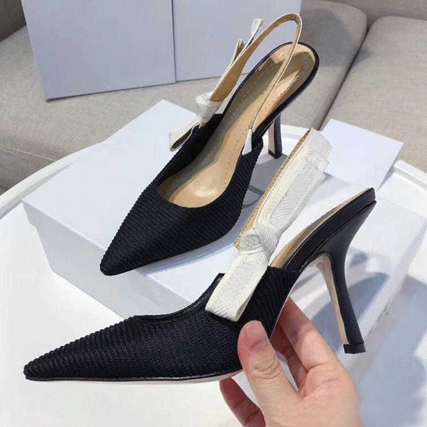 high heeled sandals 100% heels shoe lady webbing pointed shoes classic leather summer designer women fine heel fashion letter cloth, Black
high heeled sandals 100% heels shoe lady webbing pointed shoes classic leather summer designer women fine heel fashion letter cloth, Black