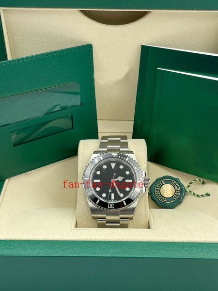 with box papers high-quality watch new version 41mm no-date black ceramic 124060 dated mechanical automatic men's watch, Slivery;brown
with box papers high-quality watch new version 41mm no-date black ceramic 124060 dated mechanical automatic men's watch, Slivery;brown