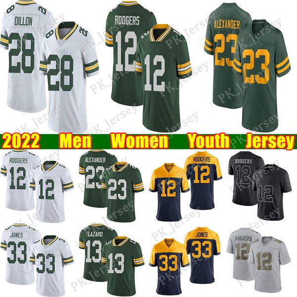12 aaron rodgers 13 allen lazard jones football jersey aj dillon jaire alexander christian watson randall cobb david bakhtiari eric stokes r, Black;red
12 aaron rodgers 13 allen lazard jones football jersey aj dillon jaire alexander christian watson randall cobb david bakhtiari eric stokes r, Black;red