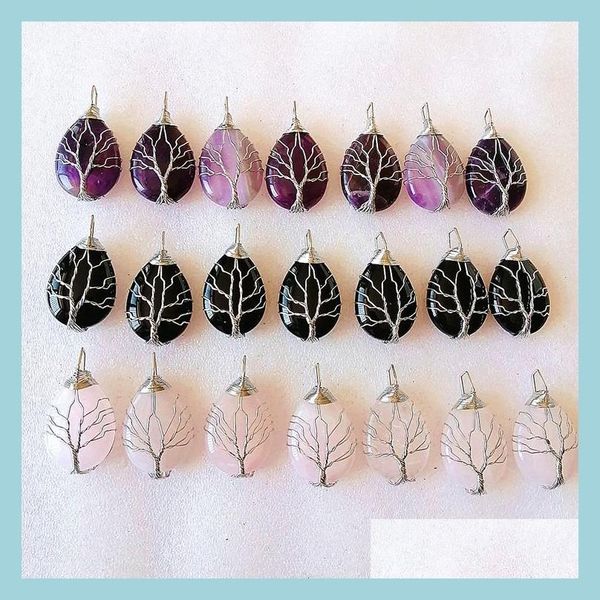 charms gold siver wire wrap tree of life waterdrop natural stone charms chakra healing pendant craft for diy earrings necklace jewelr dhimn, Bronze;silver
charms gold siver wire wrap tree of life waterdrop natural stone charms chakra healing pendant craft for diy earrings necklace jewelr dhimn, Bronze;silver