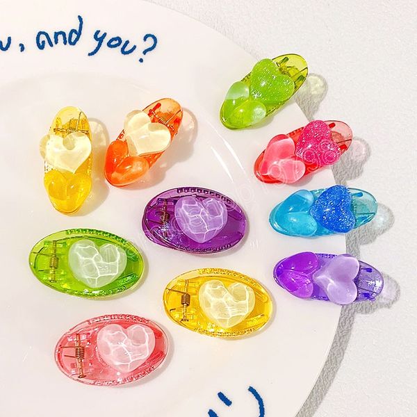 cute colorful water ripple heart transparent hair clips for girls lovely side hairpins barrettes hair accessories, Slivery;white
cute colorful water ripple heart transparent hair clips for girls lovely side hairpins barrettes hair accessories, Slivery;white