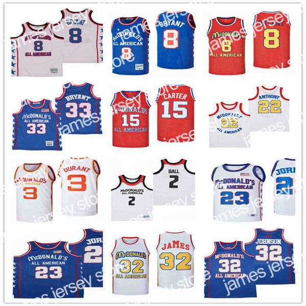 basketball jerseys men movie all american mcdonalds basketball jersey vince carter johnson 32 lebron james 23 lonzo ball carmelo anthony kev, Black;red
basketball jerseys men movie all american mcdonalds basketball jersey vince carter johnson 32 lebron james 23 lonzo ball carmelo anthony kev, Black;red