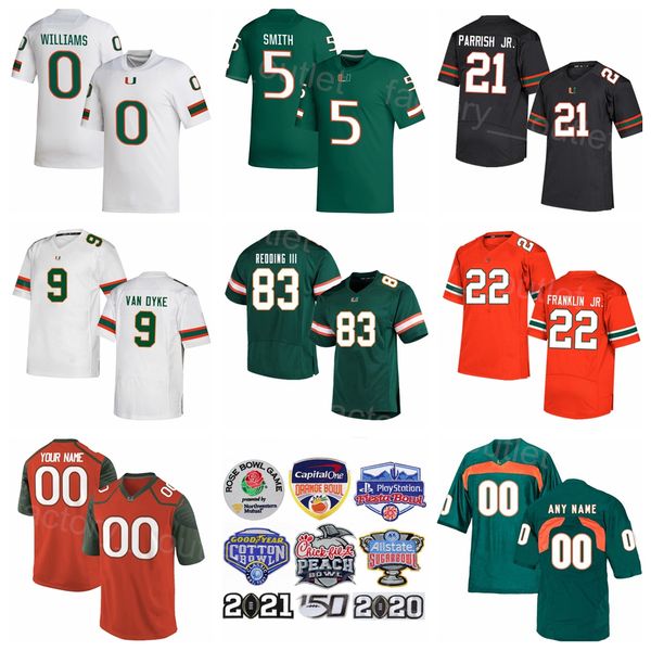 ncaa miami hurricanes college football 83 michael redding iii jersey 5 keyshawn smith 0 james williams 9 tyler van dyke 21 henry parrish jr, Black
ncaa miami hurricanes college football 83 michael redding iii jersey 5 keyshawn smith 0 james williams 9 tyler van dyke 21 henry parrish jr, Black