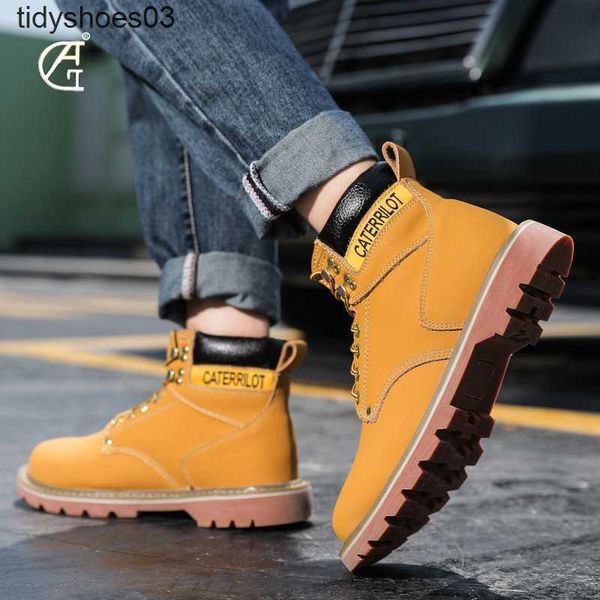 cat autumn and winter rhubarb boots can't break men's shoes cat tooling martin goodyear outdoor high snow boots, Black
cat autumn and winter rhubarb boots can't break men's shoes cat tooling martin goodyear outdoor high snow boots, Black