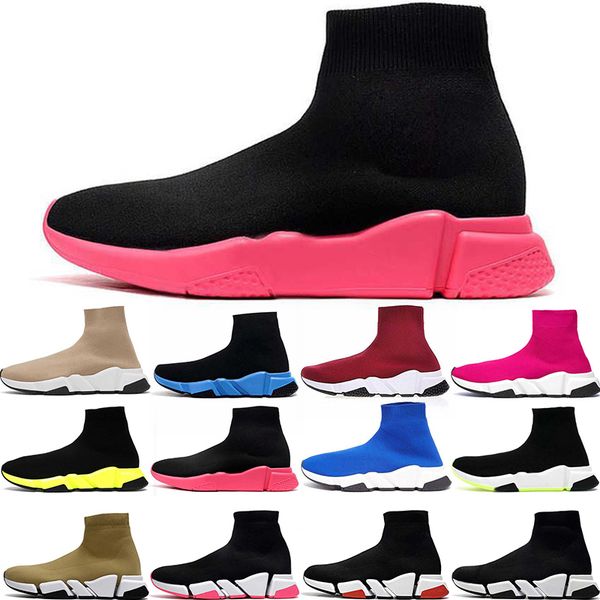classic sock shoes speed trainer mens womens black pink blue clear sole volt glitter green grey red volt outdoor walking sneakers trainers 3
classic sock shoes speed trainer mens womens black pink blue clear sole volt glitter green grey red volt outdoor walking sneakers trainers 3