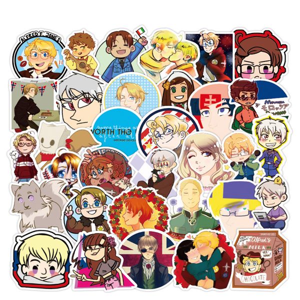 50pcs anime axis powers hetalia stickers aph graffiti kids toy skateboard car motorcycle bicycle sticker decals wholesale
50pcs anime axis powers hetalia stickers aph graffiti kids toy skateboard car motorcycle bicycle sticker decals wholesale