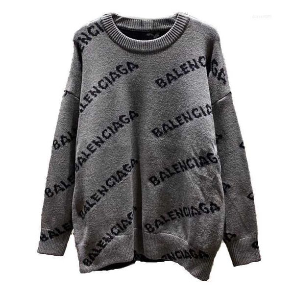 paris women's sweater balencigass woolen men's women cardigan style couple casual loose round neck spring screen full printed lett, White;black
paris women's sweater balencigass woolen men's women cardigan style couple casual loose round neck spring screen full printed lett, White;black