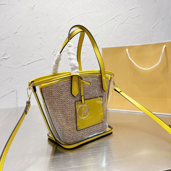 women's luxury designer pvc shoulder bag fashion simple straw crossbody bag 221014
women's luxury designer pvc shoulder bag fashion simple straw crossbody bag 221014